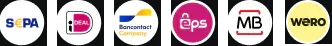 Local payment methods: SEPA, iDEAL, Bancontact, EPS, Multibanco and Wero