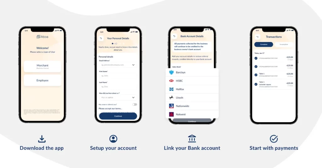 Step-by-step Atoa Business app setup guide for Booksy users